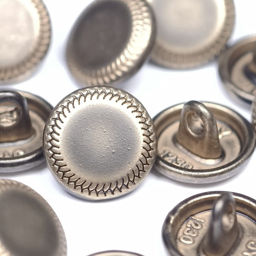 Pack of 10pc ! High Quality Button in Metal/ Mat Finish for Men Kameez
