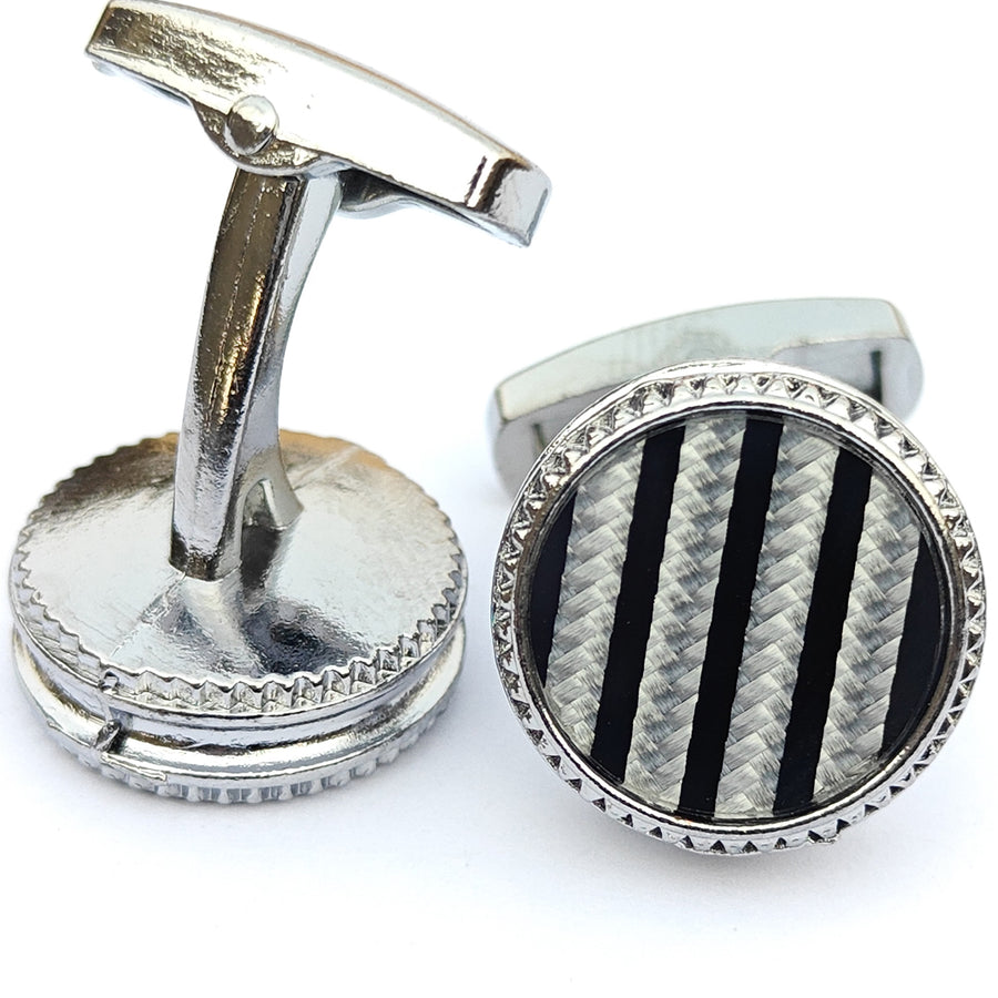 Metal cufflinks with artistic Design and attractive colors 00002