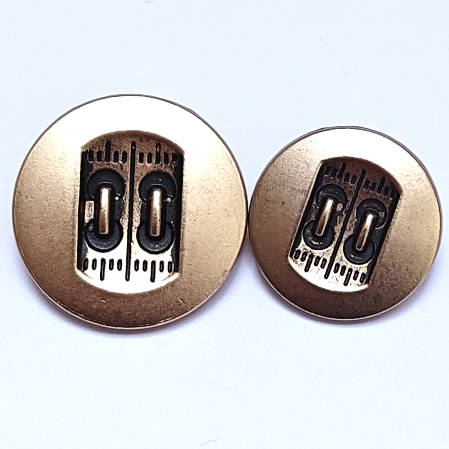 Coat Button ! Pack of 10pc ! 2pc Large Button ! 8pc Small ! Premium Metal Quality