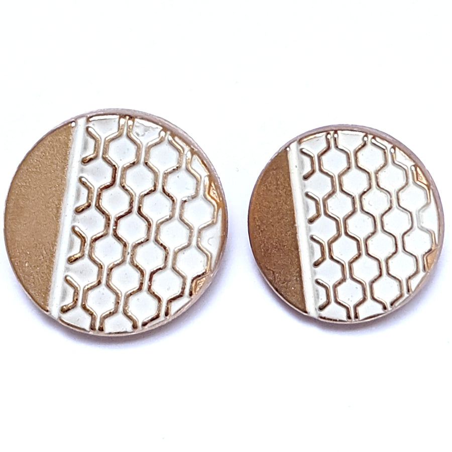 Coat Button ! Pack of 10pc ! 2pc Large Button ! 8pc Small ! Premium Metal Quality