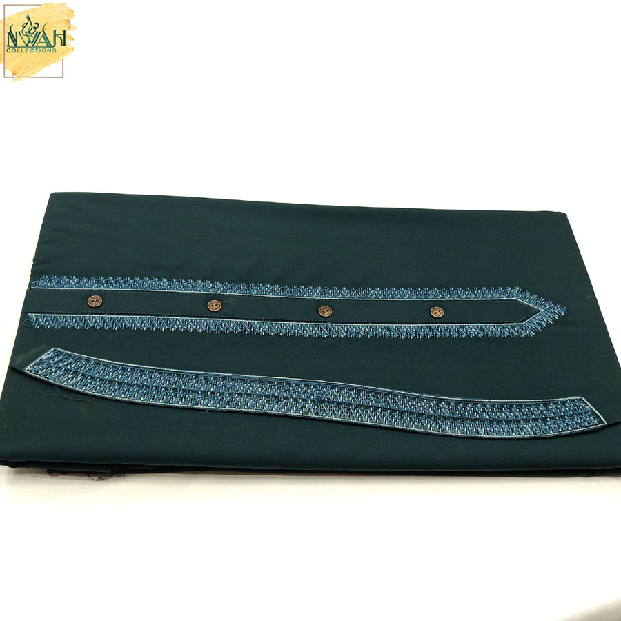 luxury Designer embroidery suit by NWAH collection
