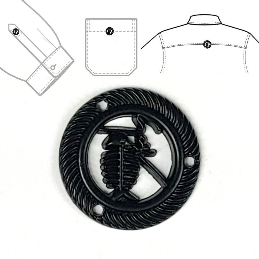 Metal Badge for Semi Stitched Suits Design for Men ! Premium Quality