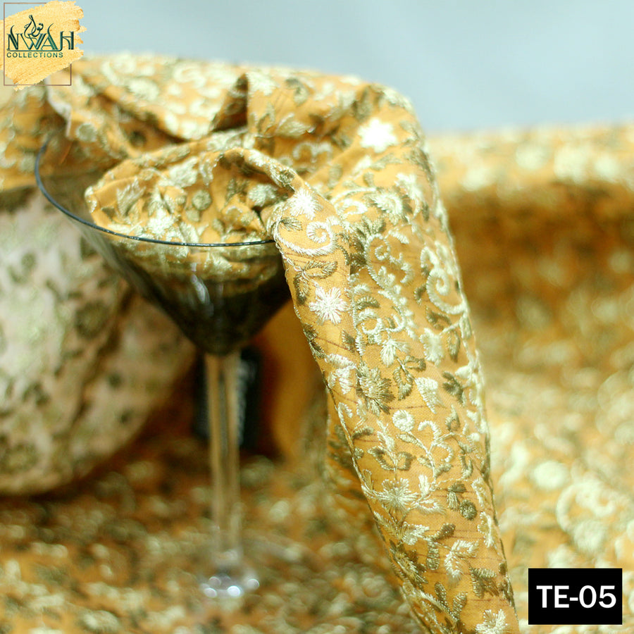silk tilla embroidery designs by Qabool Hai