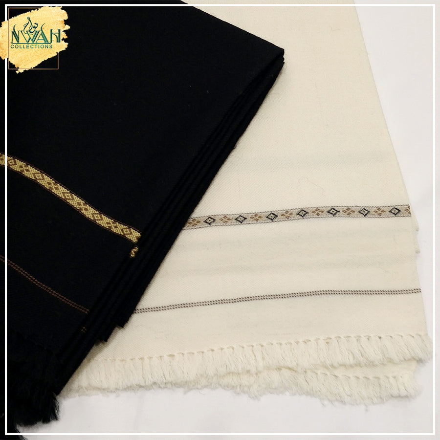 angoura wool shawl for men
