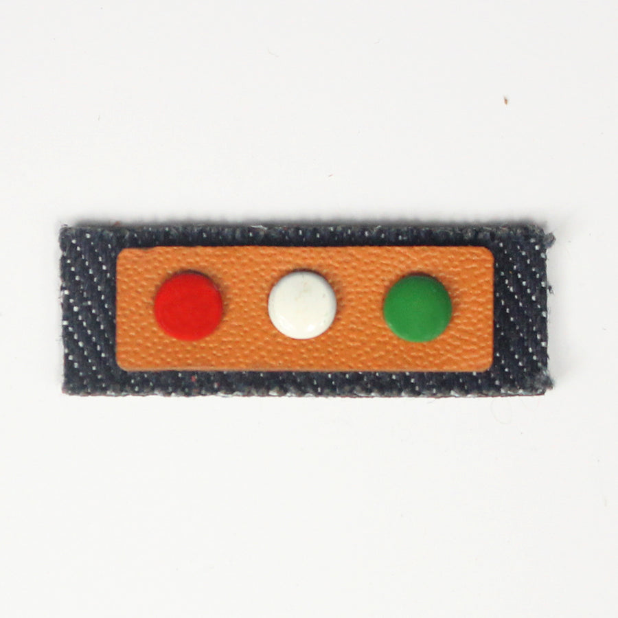 Leather and Metal Badg Badge for Semi Stitched Suits Design for Men ! Premium Quality