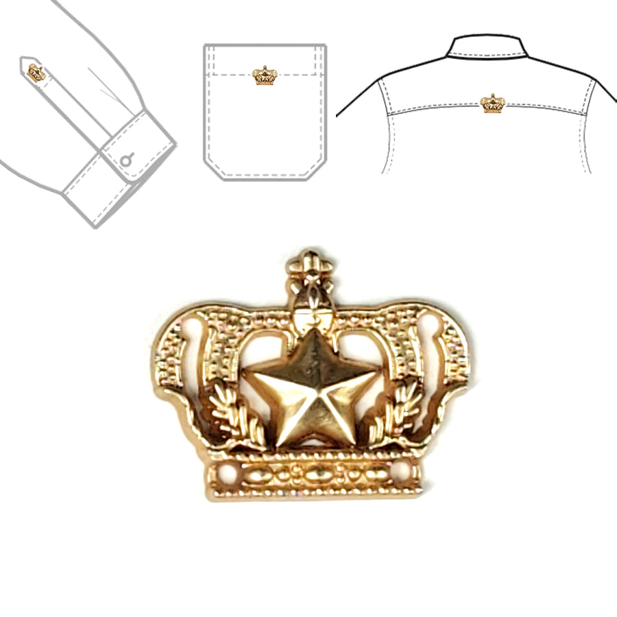 Metal Badge for Semi Stitched Suits Design for Men ! Premium Quality