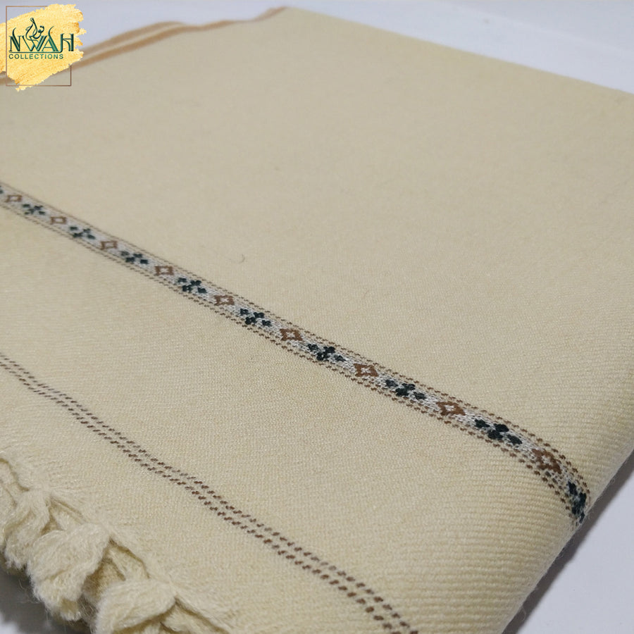 ANGOURA WOOL SHAWL FOR MEN