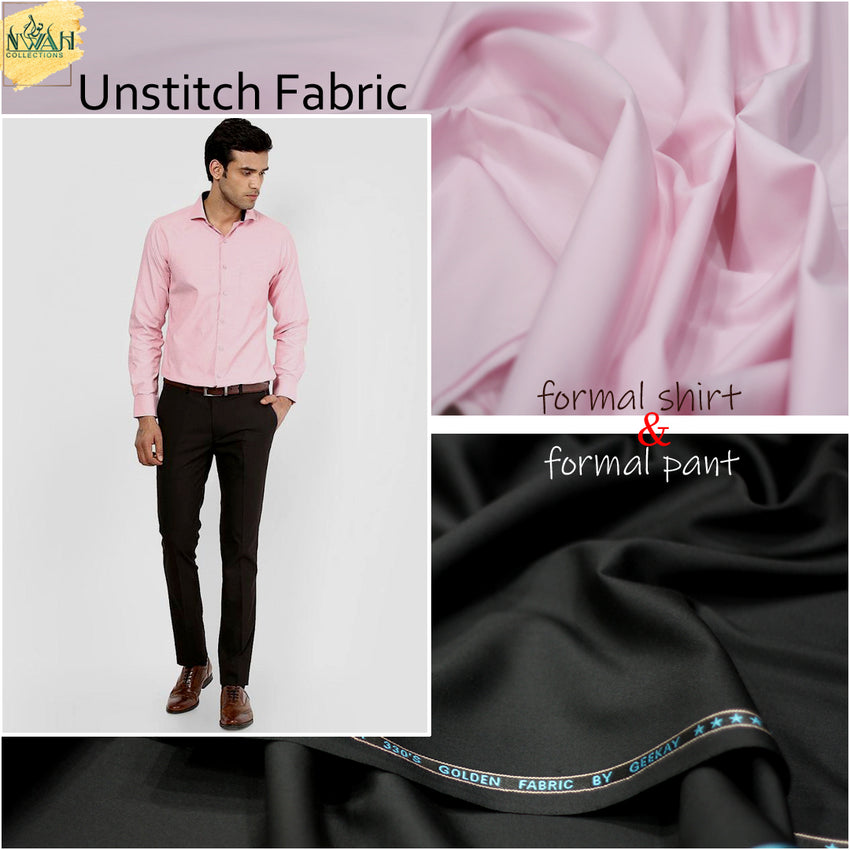 formal pant&shirt unstitch fabric for men