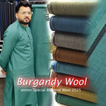 Burgandi Blanded Wash&wear  Wool ! Premium Quality Fabric For Men