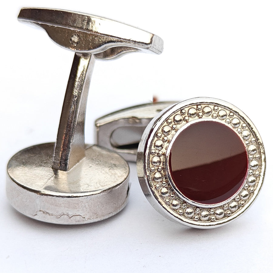 Metal cufflinks Design with attractive colors 00025