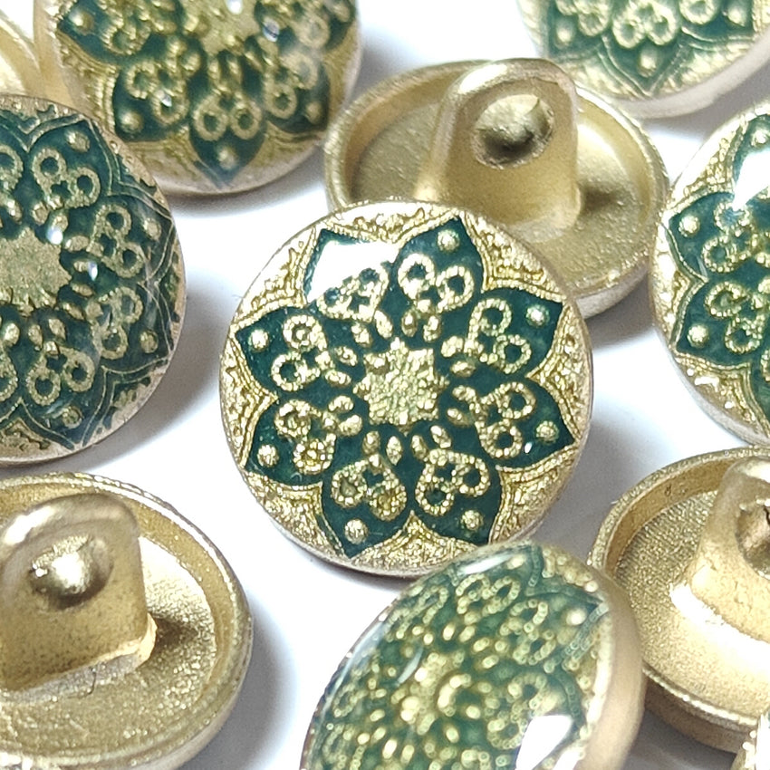 Pack of 10pc ! High Quality Button in Metal/ Mat Finish for Men Kameez