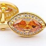 High Quality Pure  Zircone cufflinks for men