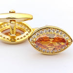 High Quality Pure  Zircone cufflinks for men