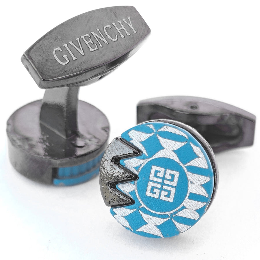 Metal cufflinks with artistic Design and attractive colors 00030