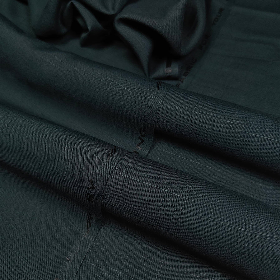 Dark Zink Hamalian Slub Soft Summer Wash&wear Fabric