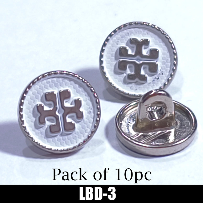 Pack of 10pc ! High Quality Button in Metal/ Mat Finish for Men Kameez