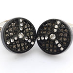 Metal cufflinks with artistic Design and attractive colors 00044