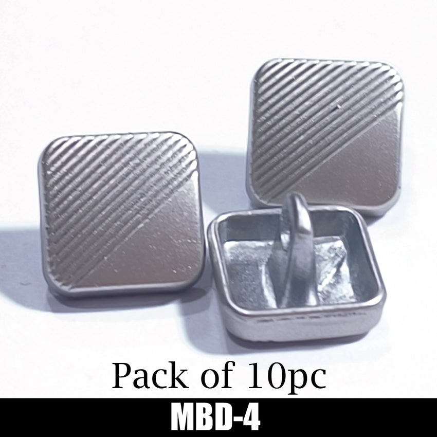 Pack of 10pc ! High Quality Button in Metal/ Mat Finish for Men Kameez