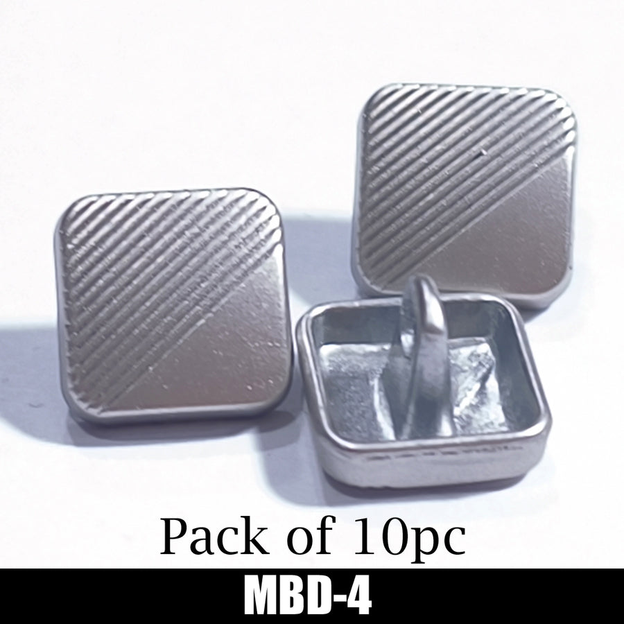 Pack of 10pc ! High Quality Button in Metal/ Mat Finish for Men Kameez