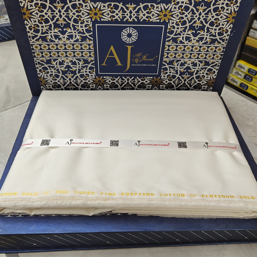 Al-javaid Brand ! Amonia Finish Egyption Cotton With name of Platinium Gold