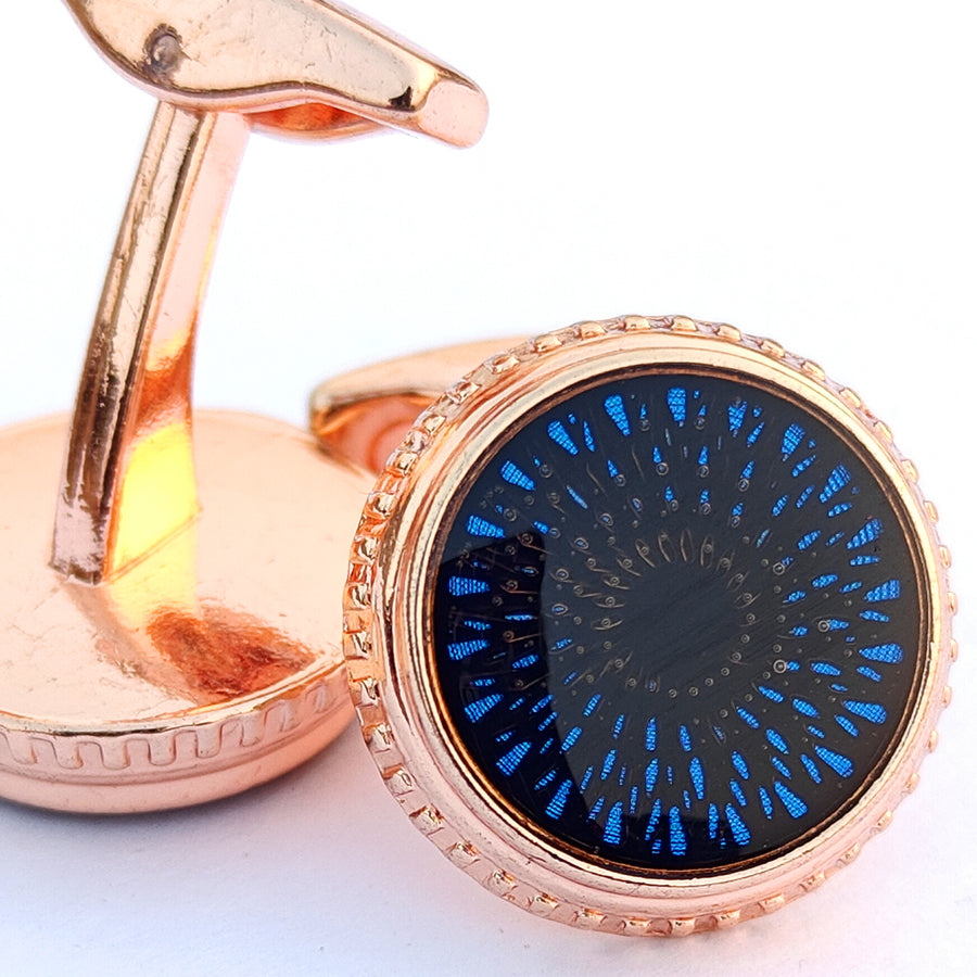 Multi Royel Eye Look Metal cufflinks Design with attractive colors 000212