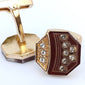 Metal cufflinks Design with attractive colors 000253