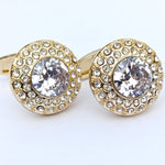Metal cufflinks with artistic Design and attractive colors 00047