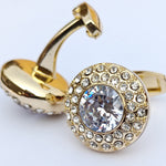 Metal cufflinks with artistic Design and attractive colors 00047