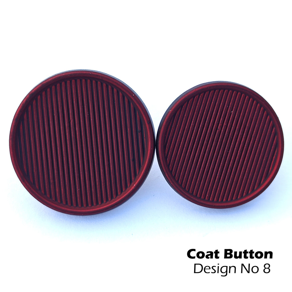 Coat Button ! Pack of 10pc ! 2pc Large Button ! 8pc Small ! Premium Me ...