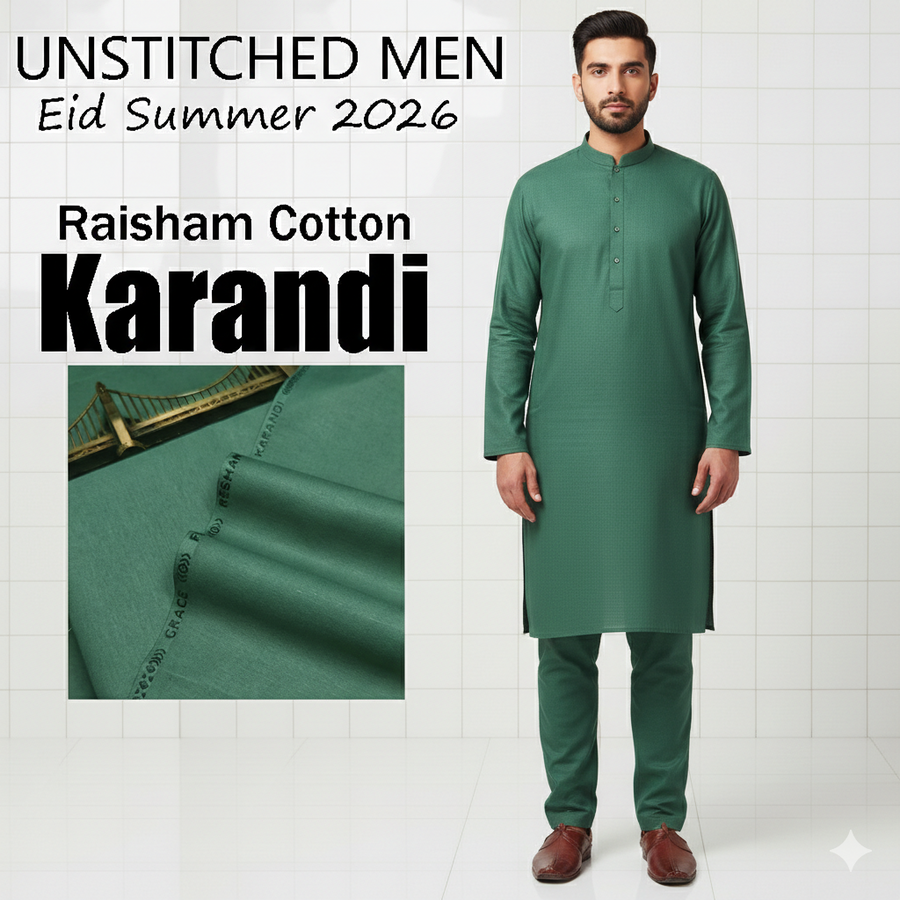 Raisham Cotton Karandi ! Premium Quality Fabric