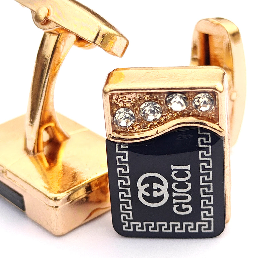 High Quality White Stone Cufflinks premium quality for Men