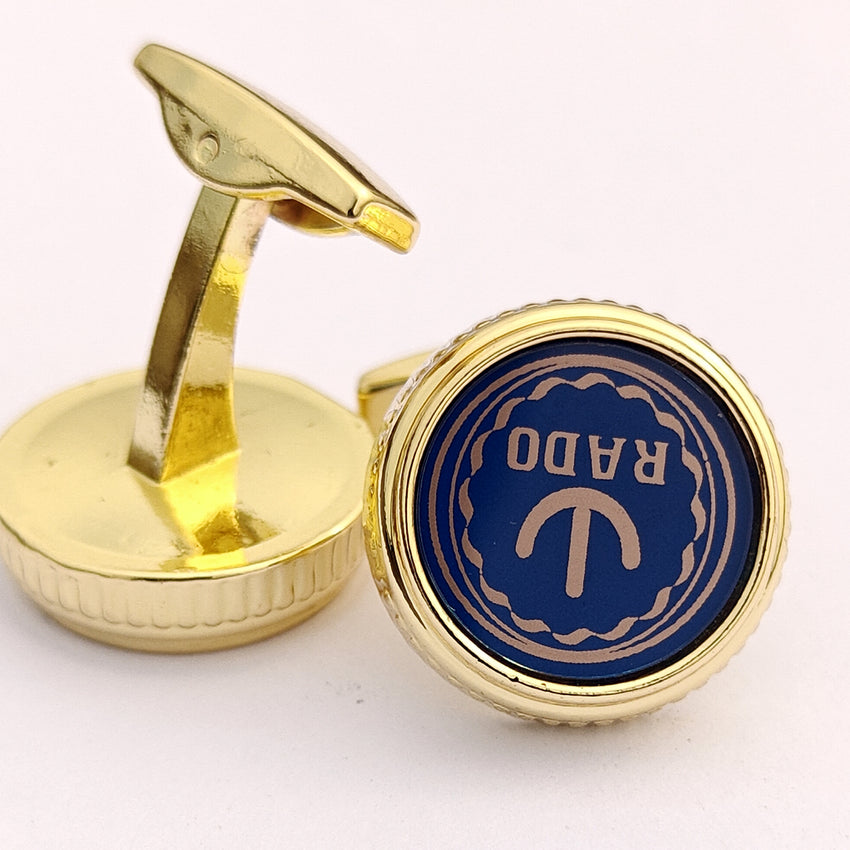 Metal cufflinks mat Design with attractive colors 00029