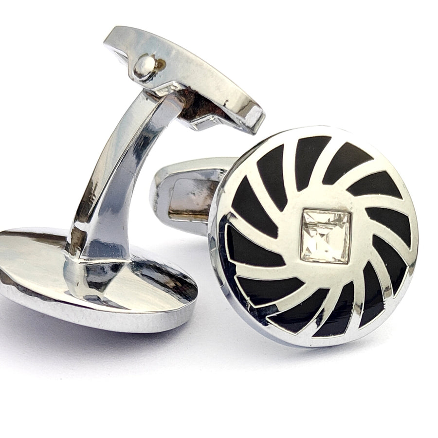 Metal cufflinks with artistic Design and attractive colors