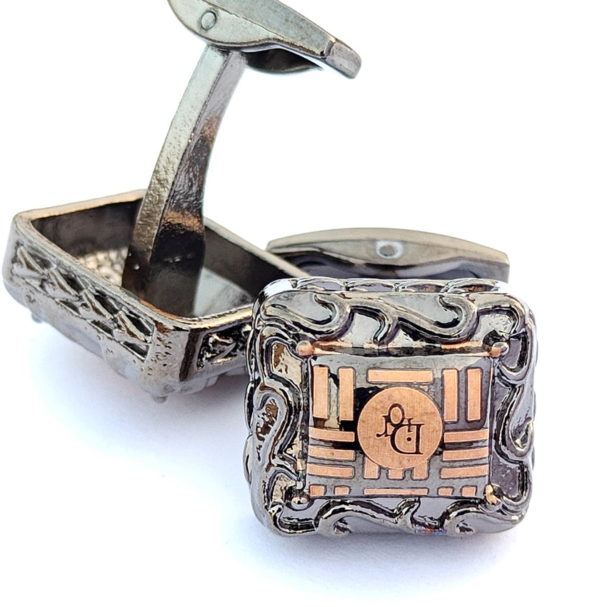 Metal cufflinks Design with attractive colors