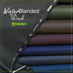 Winter Blanded Wool ! Silver by G.N ! Premium Quality Fabric