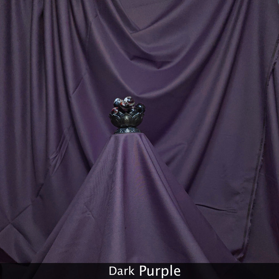 Dark Purple color Premium Quality Wash&wear Fabric for Summer Seasson