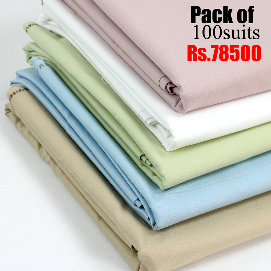 Pack of 100 Suits ! Summer Fabrics