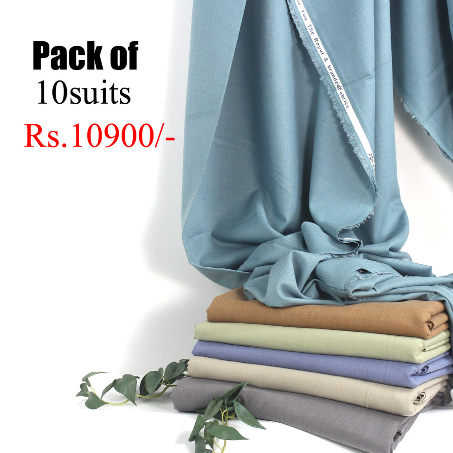 Pack of 10 suits