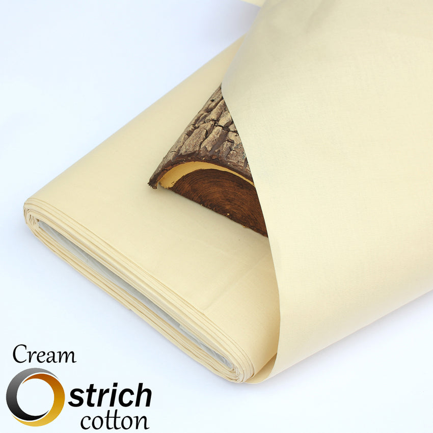 Cream Ostrich Premium Cotton