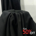 Flat 50%off Super Black wash&wear