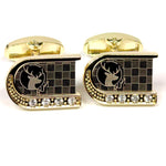 Metal cufflinks with surrilistic Design with attractive colors
