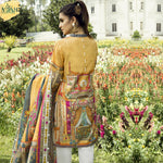 Lawn digital with lawn dupatta unstitch fabric for women