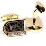 Metal cufflinks with surrilistic Design with attractive colors