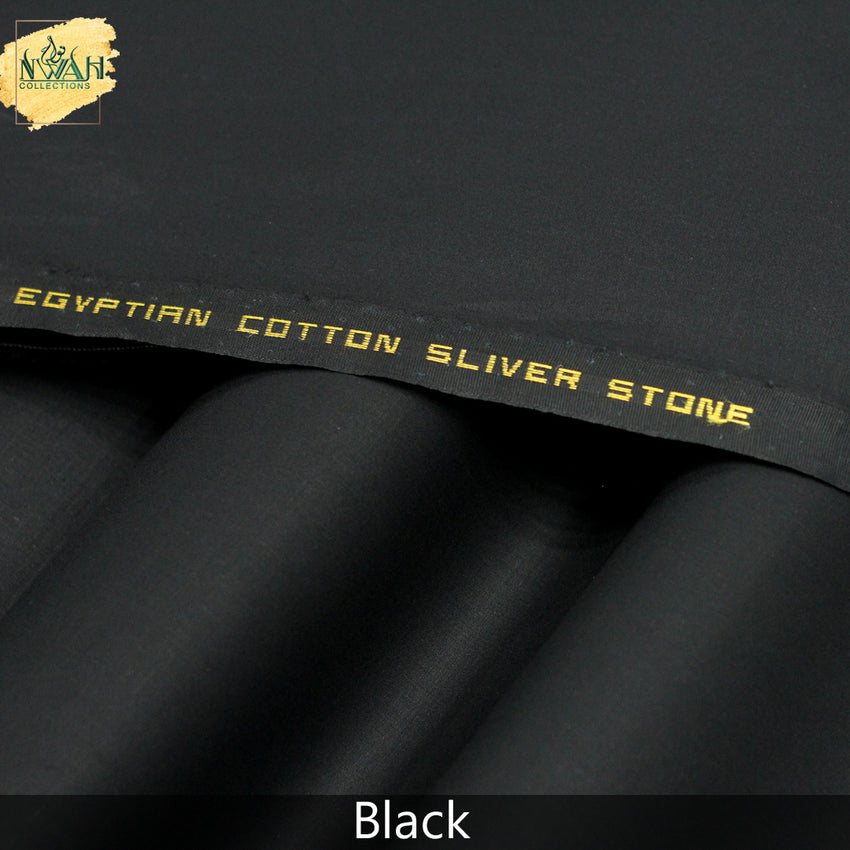 Egyption cotton unstitch Fabric for men