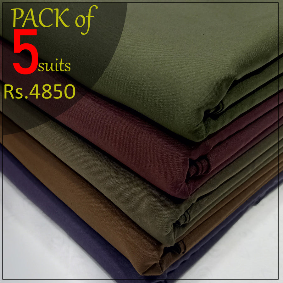 pack of 5suits