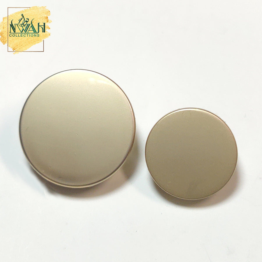 Coat Button ! Pack of 10pc ! 2pc Large Button ! 8pc Small ! Premium Metal Quality