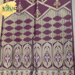 printed silk jamawar for waistcoat