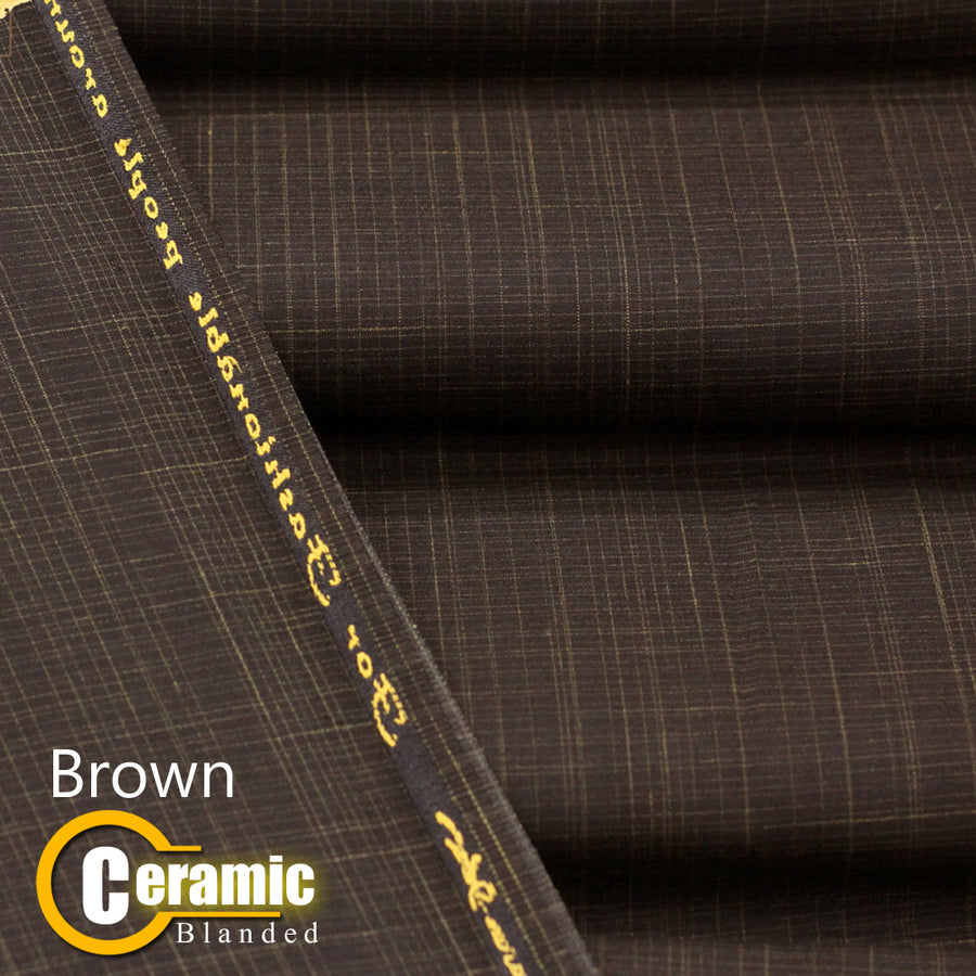 Brown Ceramic premium summer fabric !