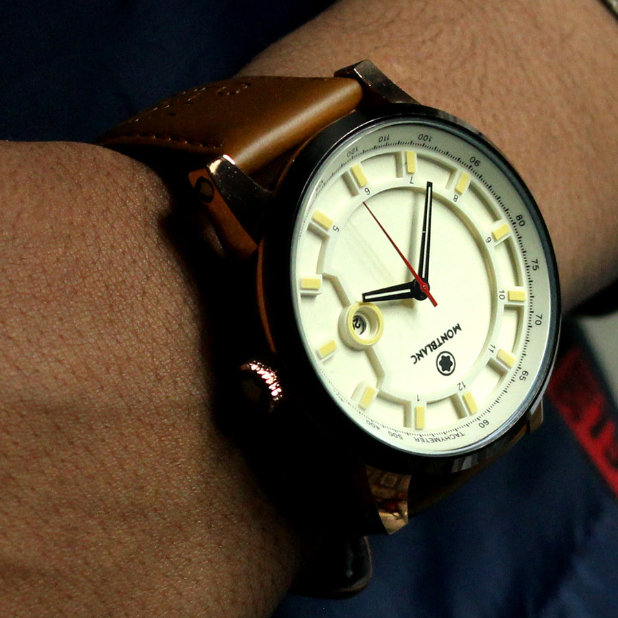 Watch For Men Luxury Leather Strap Quartz Wristwatches Fashion Luxury Sports Watch