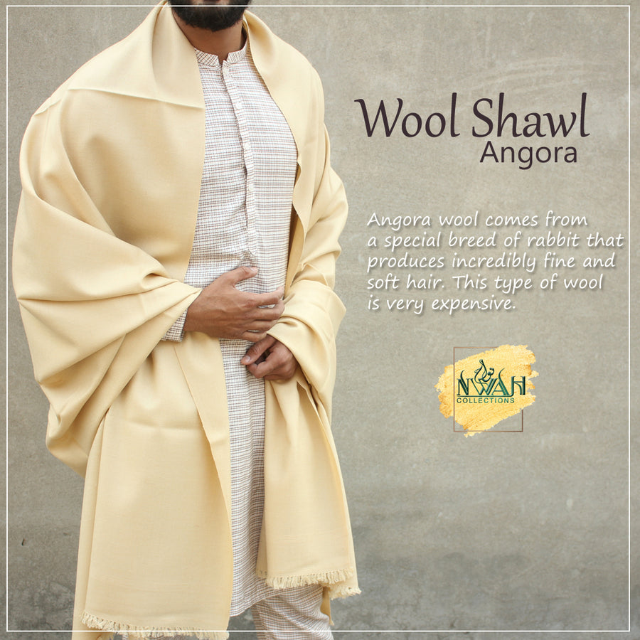 Angora Wool Shawl
